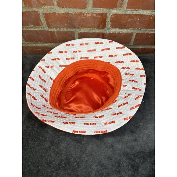 Full Send Nelk Boys Bucket Hat Orange Embroidered Logo - Picture 5 of 5